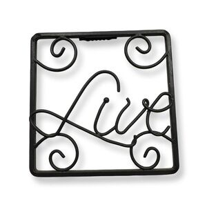 Black Metal Wall Art Decor Live